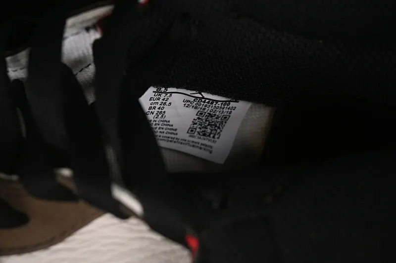 All Categories Air Jordan Jordan Series Basketball Shoes Air Jordan 1 High Pure Original Travis Scott x Air Jordan 1 High OG AJ1 Reverse Hook Limited Edition CD4487-100